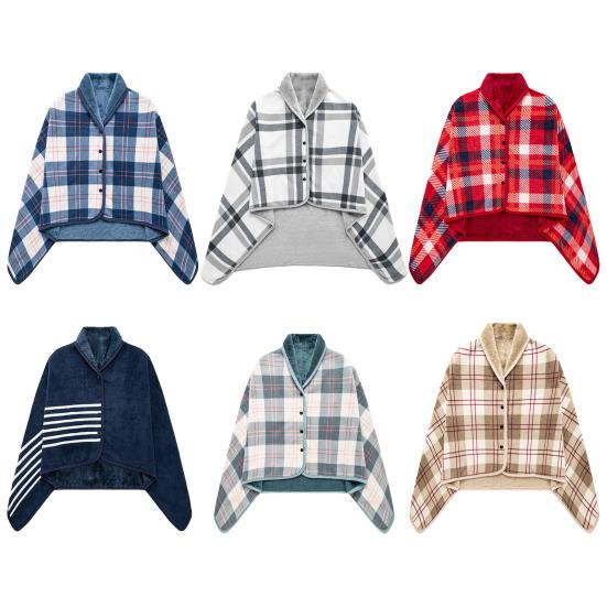 Одеяло шаль стеганое одеяло для офиса, дома, кровати, дивана, дорожный плед, пуговица