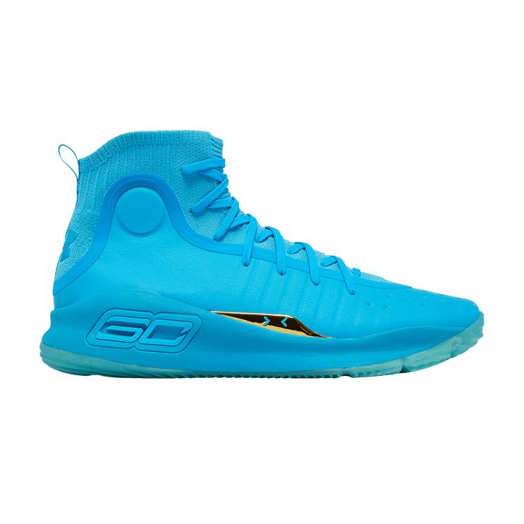Мужские кроссовки Under Armour Curry 4 Retro Flooded Capri/Metallic Gold