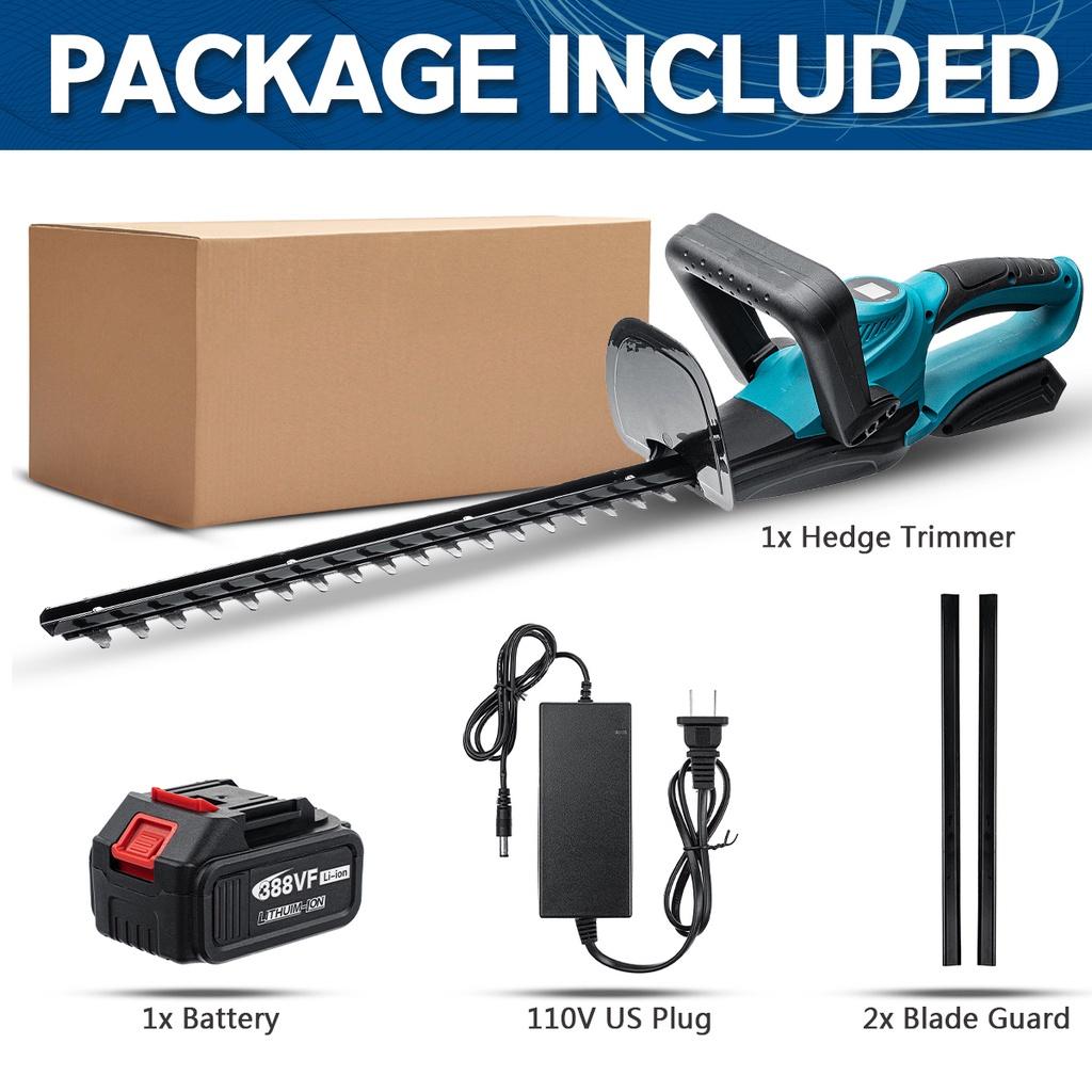 1500 Вт 388 ВФ Аккумуляторный кусторез Электрический кусторез Аккумуляторный триммер-сучкорез для травы Садовый инструмент для Mak