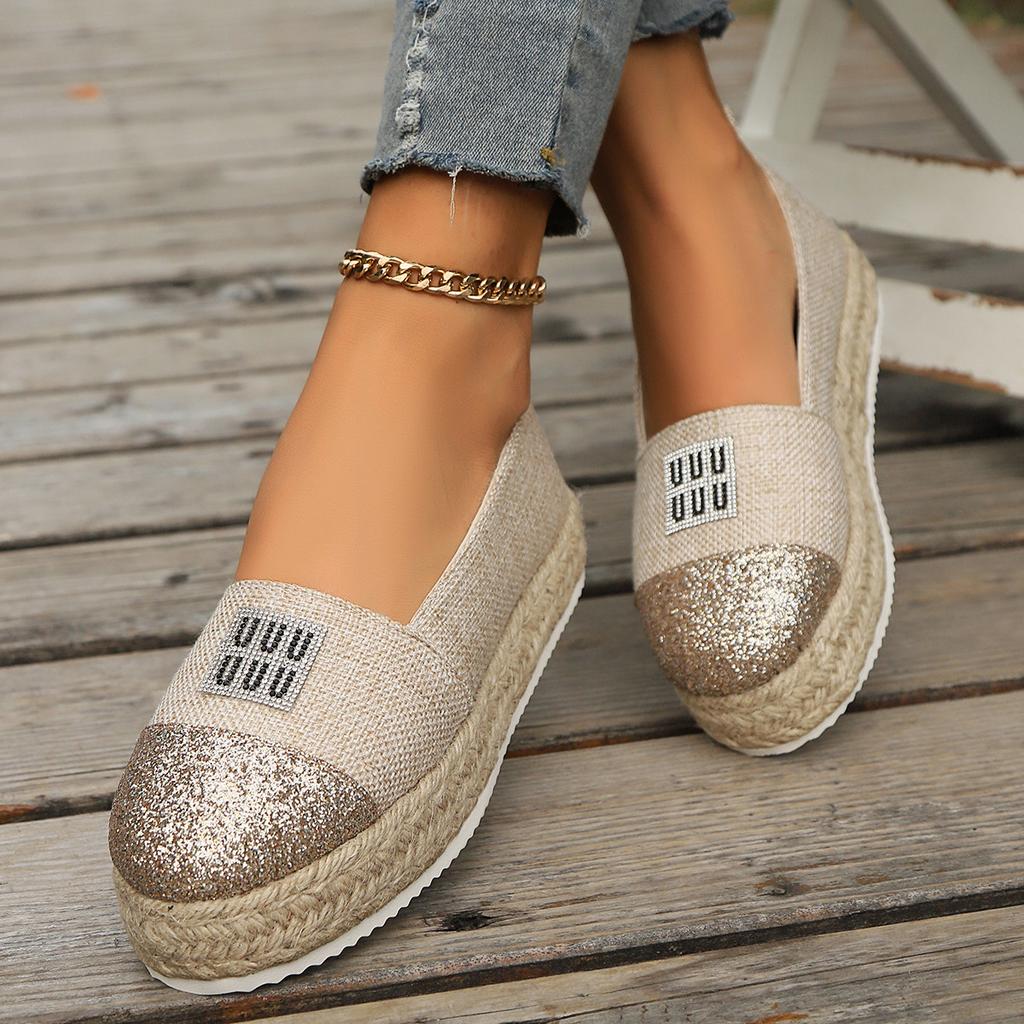 Обувь для рыбалки, женская, новая, плетеная, ленивая, с одной педалью, повседневная, удобная, толстая подошва, большой размер