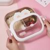 Cute Rabbit Lunch Box Stainless Steel Bento Box for Kids School Students Meal Box Sealed Leak Portable Proof Food Containers