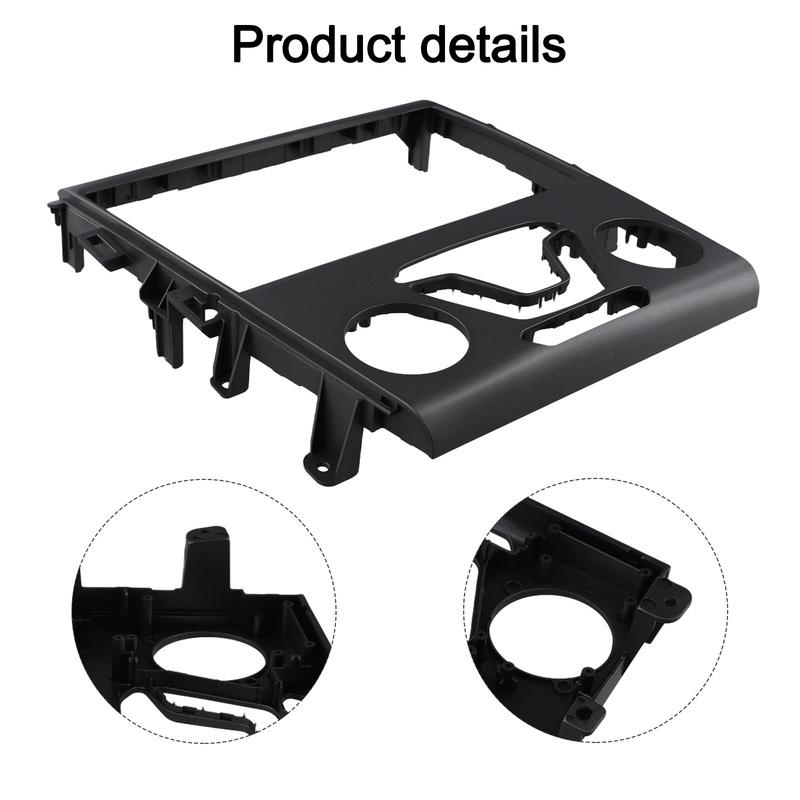 For 2 Din Radio For Fascia for Ford For Fusion For Mondeo For 2013-For  For Dash Panel Black Plastic Mount