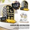 Ramadans Advent Calendar,2025 Eid Mubarak Christmas Decor Ramadans Advent Calendar Ornament,Acrylic Countdown Calendars