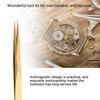 Инструмент для ремонта часов из нержавеющей стали, прецизионный пинцет с нескользящей рукояткой для рукоделия
