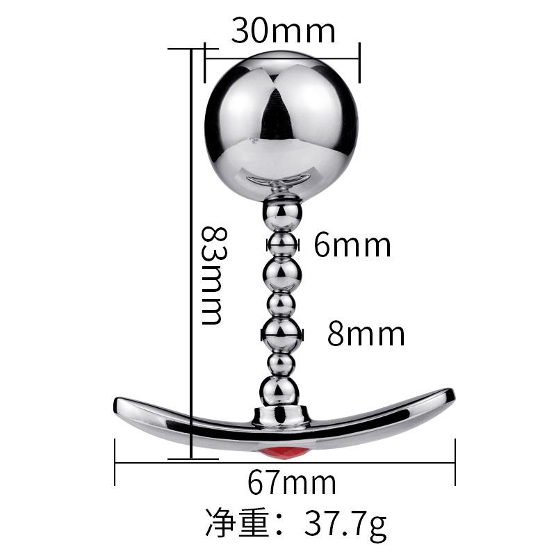 Металлическая анальная пробка Pull Beads, лодочная якорная база, ручная анальная пробка, анальный расширитель, секс-игрушки для взрослых