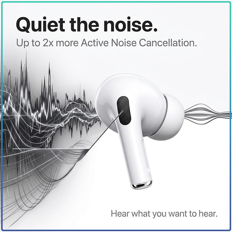 Air Pro TWS Bluetooth Earphone With Pressure Equalization Vents ANC Noise Reduction Optimized Acoustic Sound Touch Control