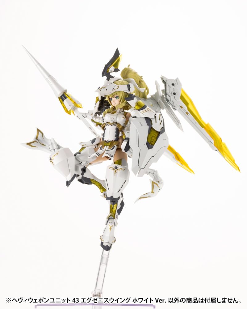Kotobukiya Моделирование Поддержка Товары Тяжелое Оружие Блок 43 Exenis Wing Белый Общая длина 120мм Пластиковая Модель M.S.G Вер.. приблизительно. Немасштабируемый