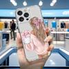 Молодая леди Розовые цветы Мягкий чехол для телефона для iPhone 17 Air 16 15 14 11 Pro Max Plus 13 12 Mini Xs X 8 7 Прозрачная крышка Fundas