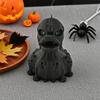 Halloween Duck Figurine 3D Printed Spider Duck Statue Horror Skeleton Ghost Duck for Home Bar Mantel Haunted House Decoration