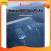 Transparent Static Cling Sticker for Dashcam Insurance and Vehicle Inspection Marks