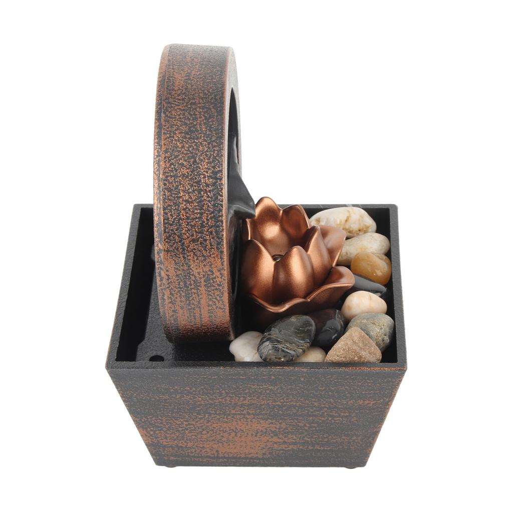 USB настольный фонтан со светодиодной подсветкой декоративный настольный фонтан-водопад для дома