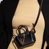Michael Kors Hamilton Legacy Однотонный Мини-сумка на плечо из кожи с цепочкой и завязками, с логотипом-буквой, женская сумка Черный 32S3G9HC1L-001