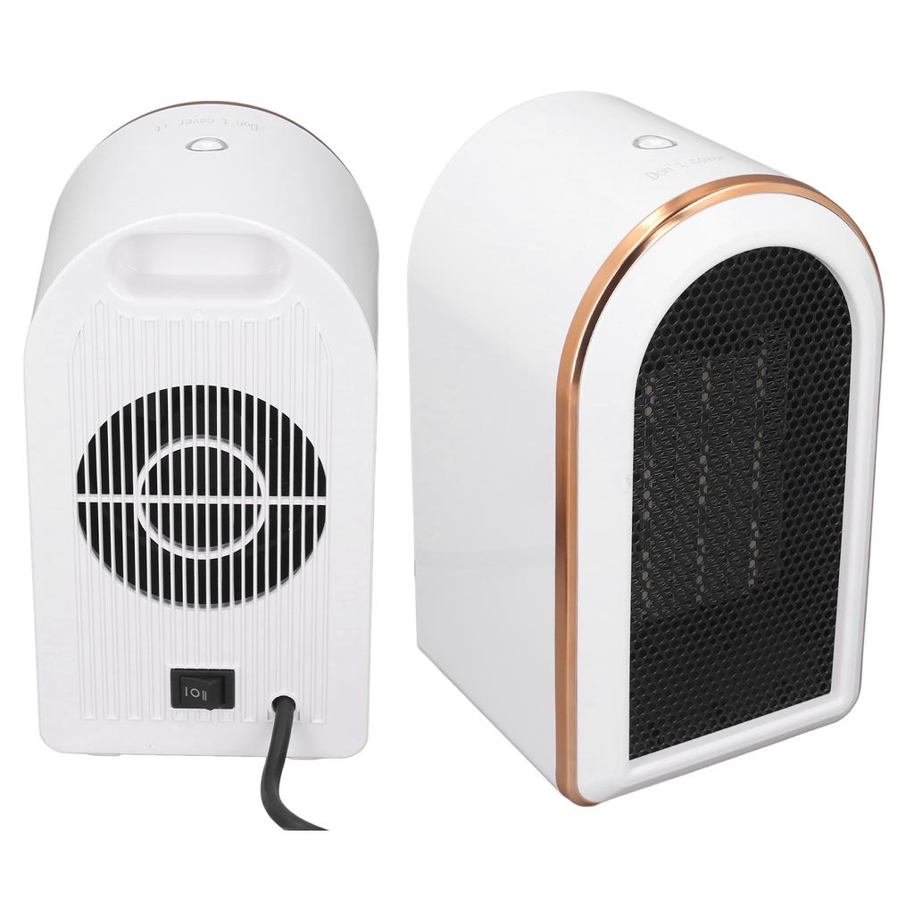 Настольный обогреватель PTC 1200 Вт, портативный электрический настольный обогреватель с быстрым нагревом, небольшой обогреватель с функцией перегрева и T