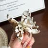Sophisticated Acetate Hair Claw Clips In Vintage Milk Coffee Color For Chic Women's Hair Accessories
