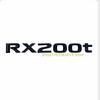 3D Chrome Glossy Black ABS RX200t RX270 RX300 RX350 RX450h RX450hL for Car FCDD6 Trunk Trunk Rear Sticker Decal Accessories