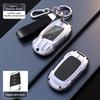 Zinc Alloy Silicone Car Key Case Shell for VW Skoda Kadioq Superb Protector Key Cover Metal Shell Keychain Accessories