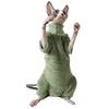 Роскошный теплый свитер-водолазка из овечьей шерсти для бесшерстных кошек Зимний костюм для питомцев Котята Девон Сфинкс Милые Гатитос Аксессуары