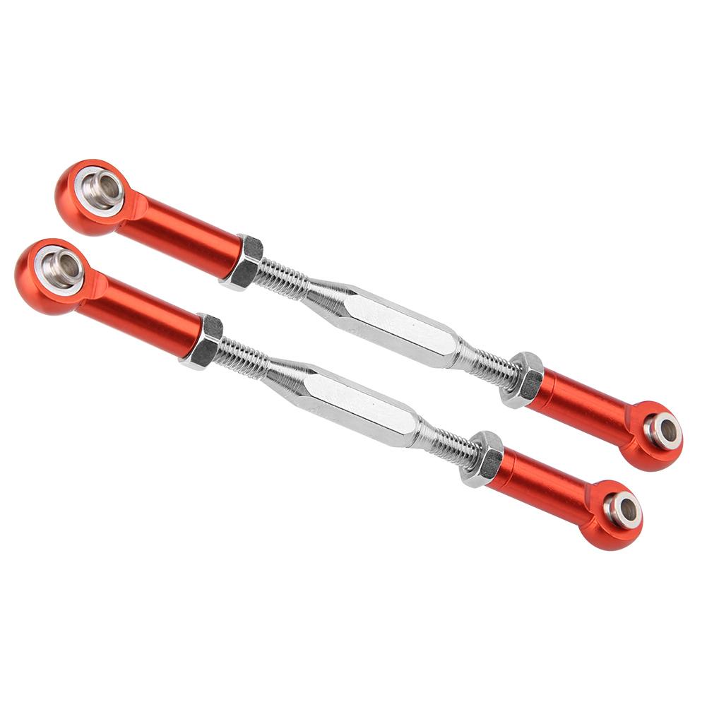 Рулевые тяги из алюминиевого сплава для радиоуправляемого грузовика Traxxas Slash масштаба 1/10 (красный)