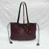 New Niche Design Handmade Champagne Woven Bag Large Capacity Commuter Shoulder Bag Women