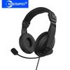 Игровая гарнитура S-750, проводные наушники 3,5 мм, выдвижная повязка на голову, игровые наушники с микрофоном, стереонаушники с глубокими басами для ПК, компьютера