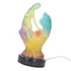 Desk Lamp Sea Maid Theme Innovative Vintage Exquisite Color Painting Resin LED Night Light for Home Bedroom Indoor