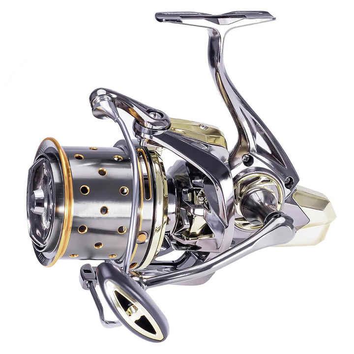 Full Metal 12000 Spinning Reels Carp 16+1BB Carretel Peche De La Carpe Moulinet En Mer Long Line Fishing Reel