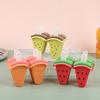 4/6 Grid Ice Cream Popsicle Mold, Covered Fruit-shaped Mold, a Creative DIY Kitchen Ice Cream Making Tool for Home Use.