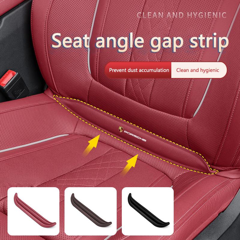 wsdz2 Car Leather Seat Gap Filler Auto Gap Dustproof Protector For Porsche 911 Cayenne Cayman Panamera Macan Taycan Boxster Carrera-GT