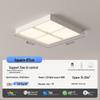 "Walnut Ceiling Lamp - Full Spectrum Eye Protection for Living Rooms & Bedrooms"