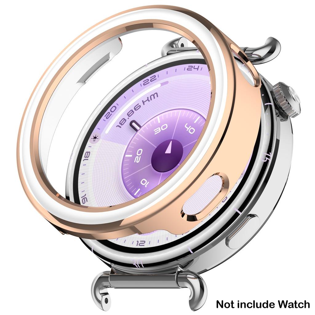 PC Hollow Case Frame for Huawei Watch GT6 41mm  Diamond Crystal Bumper Protector for GT5 41mm Shell Accessorie
