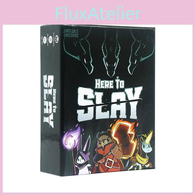 Набор карточных игр Here To Slay с дополнениями для семейного игрового вечера и стратегической игры