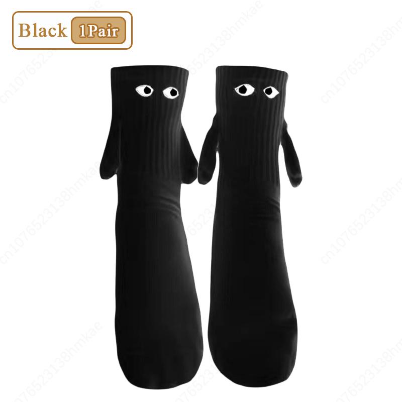 1-20 пар магнитных присосок для пар, носки с ручками, милые мультяшные магнитные носки с изображением руки, держащейся за руки, пара, держащаяся за руки, носки