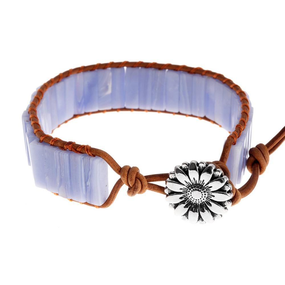 Браслеты с подвесками, плетеные браслеты, украшения для рук, браслет-манжета в богемном стиле, браслет с радужным камнем, женский