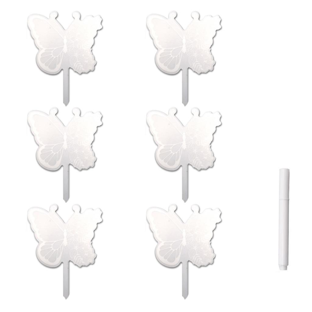 6/12 шт., этикетки для уличных растений, водонепроницаемые акриловые маркеры для растений, маркеры для питомника, украшения для трав, цветов и овощей