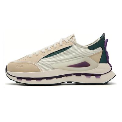 Km Ткань Синтетическая кожа Спилок коровьей кожи Тпу Удобные Легкие Низкие кроссовки Папины кроссовки Женские кроссовки Бежевый F12W333103FGA