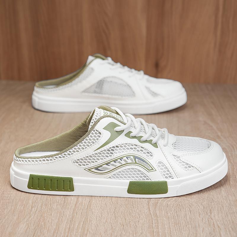 Мужские спортивные сандалии Летние мюли с открытой спиной Повседневные сандалии Кроссовки Сабо Школьные тапочки Большие размеры