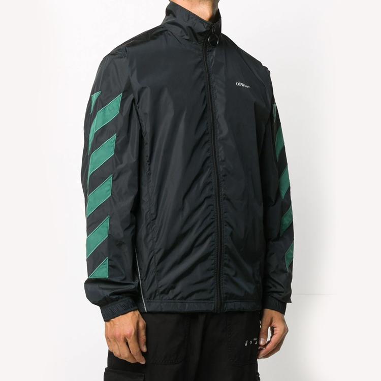 OFF WHITE Диагональная нейлоновая куртка OMEA233E20FAB0021001
