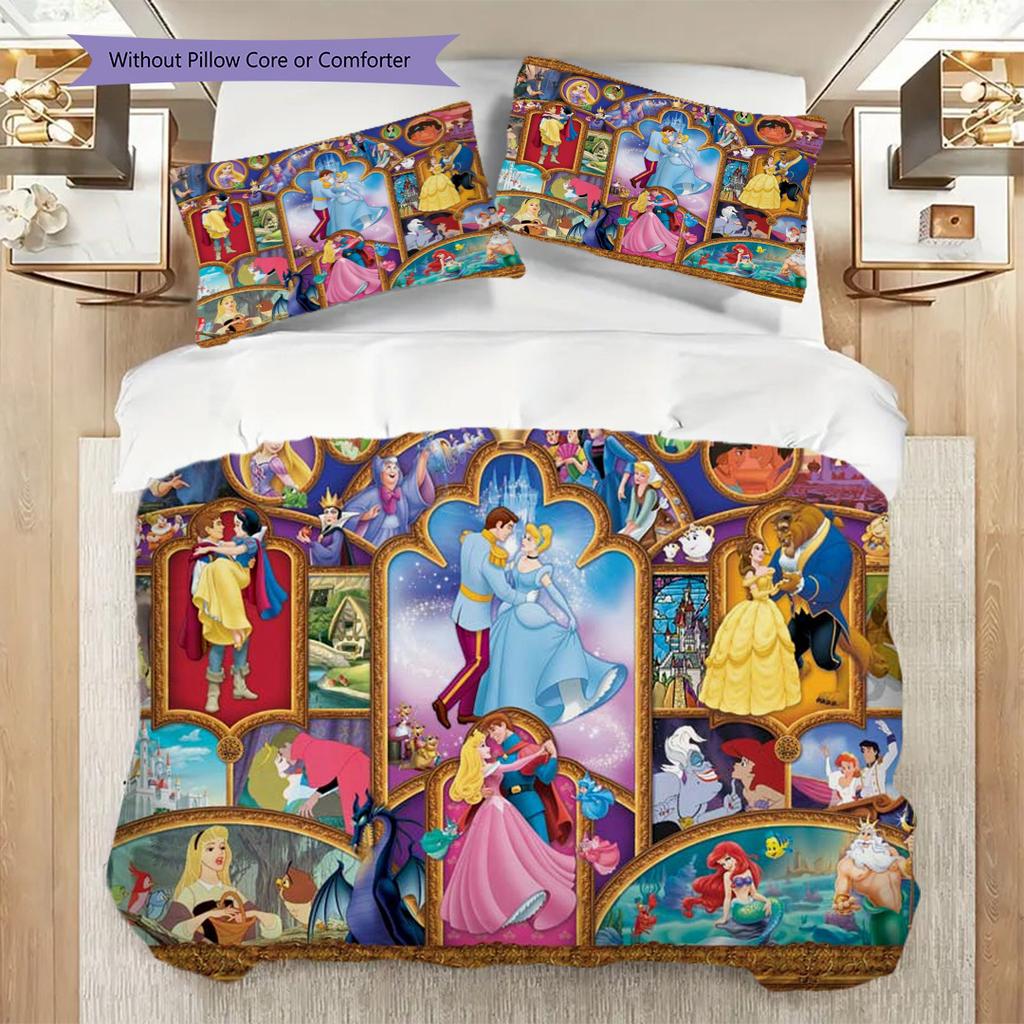 Pixar Animation Movie Poster Collage Threepiece Set 1 Duvet Cover 2 Pillowcase Without Core Duvet Cover And Pillowcase Soft And Comfortable