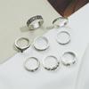 2023 женское кольцо, ювелирные изделия, ретро-кольцо с открытием, женское серебряное кольцо, комплект колец для милых девушек