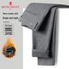 Мужские брюки MONTAGUT из смесовой шерсти, утолщенные, для business casual