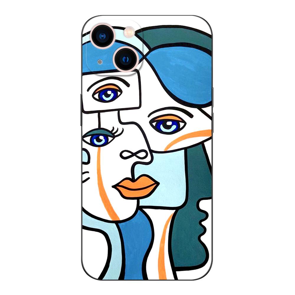 Черный чехол из ТПУ для ZTE Blade A3 A5 A7 2019 2020 A31 A51 A71 A7S V2020 L210 L8 smart vita 2022 v30 Пикассо абстрактная живопись