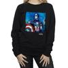 Marvel Womens/Ladies Captain America Art Sweatshirt
