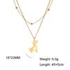 Cazador Dog Cat Pet Animal Pendent Cute Necklace Gold Color Stainless Steel Chain Necklaces for Women Birthday Gift Jewelry 2026