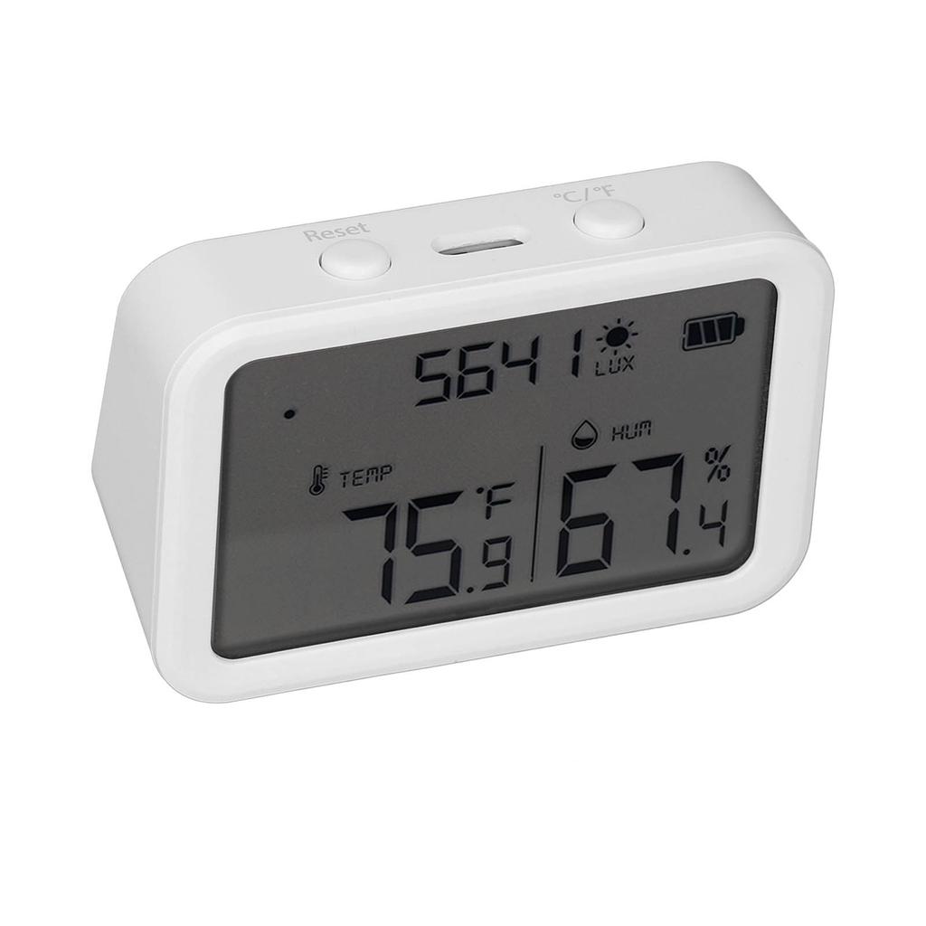 WiFi умный термометр гигрометр беспроводной датчик температуры и влажности для помещений с силой света De