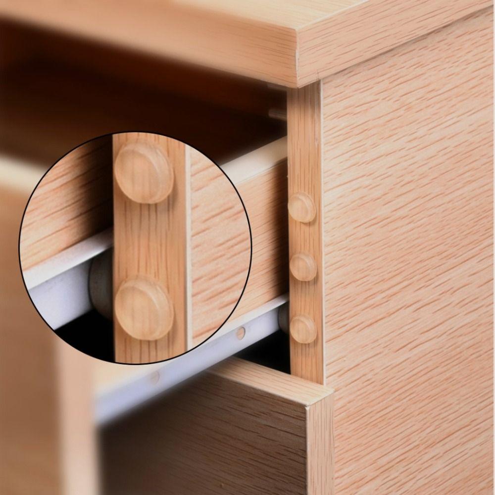100pcs Soft Silicone Rubber Cabinet Bumpers Self Adhesive Rubber Damper Buffer Furniture Hardware