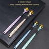 2Pcs Three Sided Soft Hair Tooth Toothbrush Adult Toothbrush Ultra Fine Soft Bristle Oral Care Toothbrush For Oral Health Clean