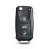 Modified 3-button Remote Key Shell for VW VOLKSWAGEN Caddy Eos Golf Jetta Beetle Polo Up Tiguan Touran~2676