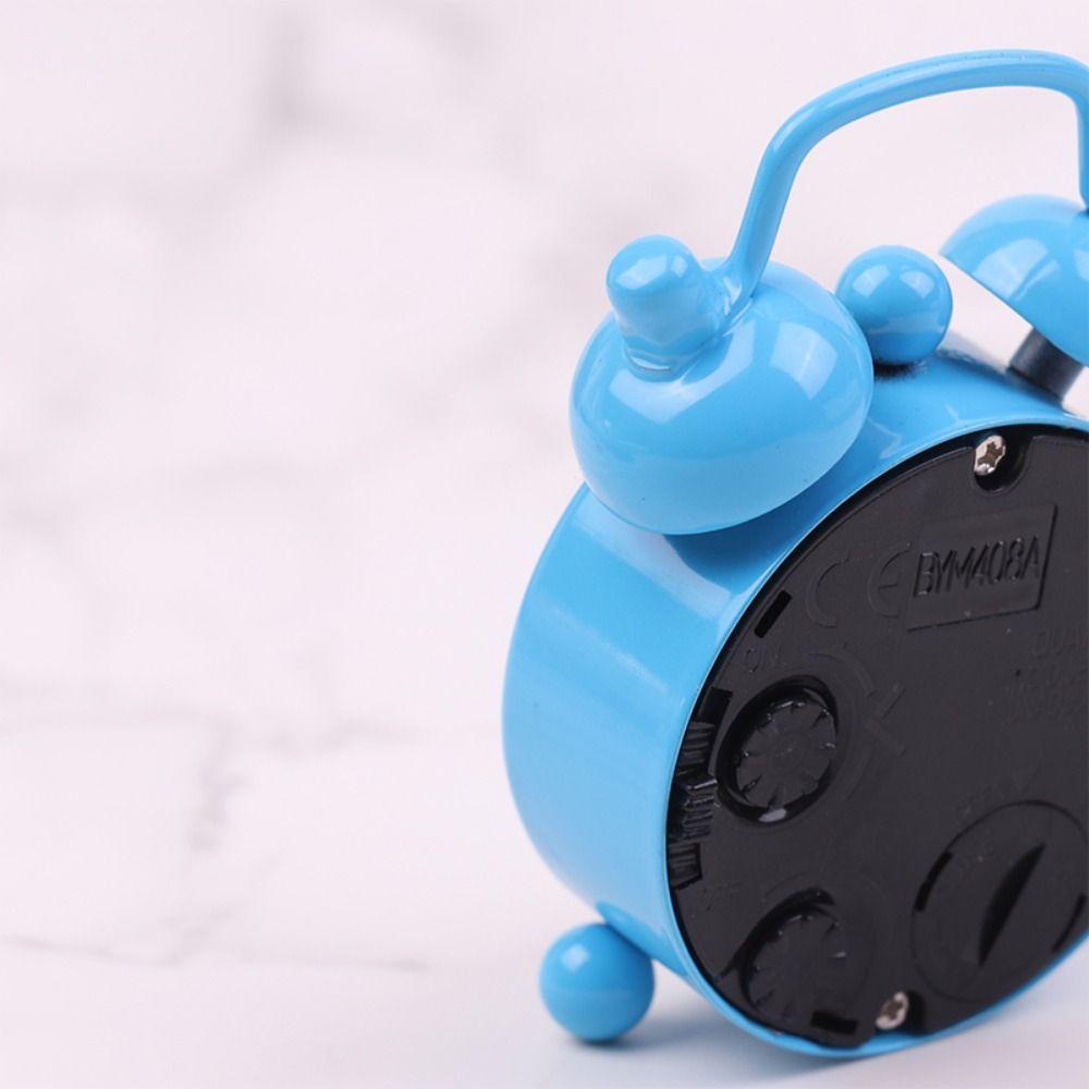 Простой мини-будильник Бесшумные маленькие настольные часы Многофункциональный прикроватный будильник Прикроватный