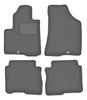 Велюровые графитовые коврики для: Hyundai SantaFe II Внедорожник (2006-2012)