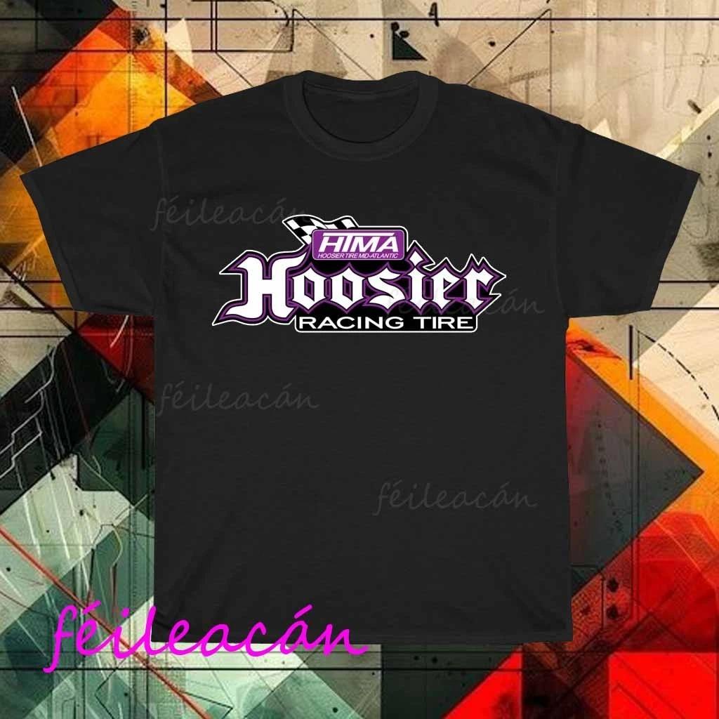 Новая американская футболка с логотипом шин Hoosier, смешная, размеры от S до 5XL